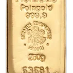 250g Gold Bar | Heraeus