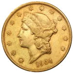 20 Dollar Double Eagle "Liberty Head" | Gold | 1850-1907