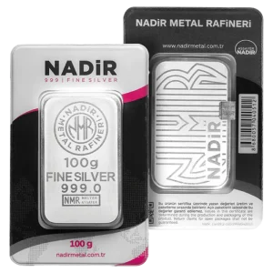 100g Silver Bar | Nadir Metal Rafineri | Minted