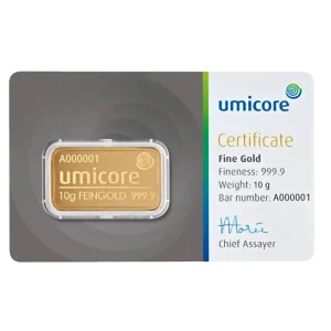 10g Gold Bar | Umicore