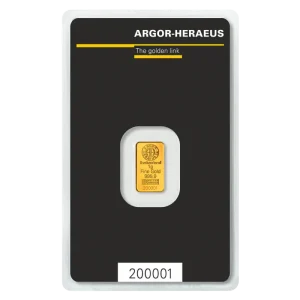 1g Gold Bar | Argor-Heraeus