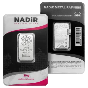 20g Silver Bar | Nadir Metal Rafineri