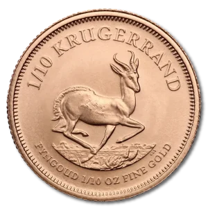1/10 oz Krugerrand Gold Coin | Mixed Years