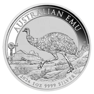 1 oz Emu Perth Mint Silver Coin | 2026