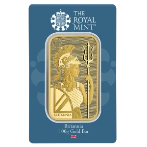 100g Britannia Gold Bar | Royal Mint