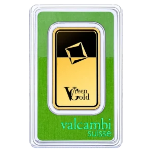 100g Gold Bar | Valcambi | Green Gold
