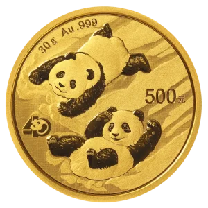 30g China Panda Gold Coin | 2022