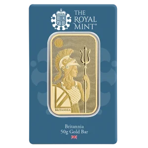 50g Britannia Gold Bar | Royal Mint