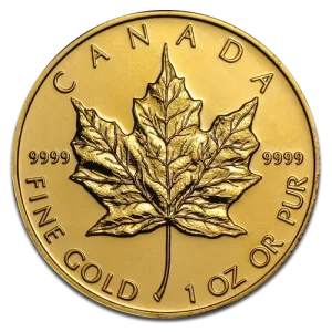1 oz Maple Leaf Gold Coin | Mixed Years