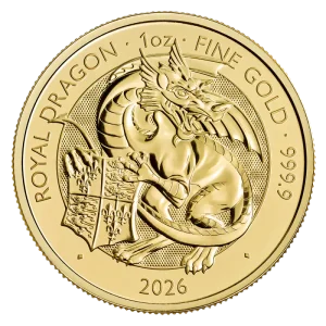 1 oz Tudor Beasts Royal Dragon Gold Coin | 2026