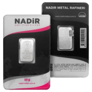 10g Silver Bar | Nadir Metal Rafineri