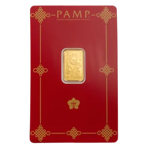 2.5g Gold Bar | PAMP | Lucky Cat