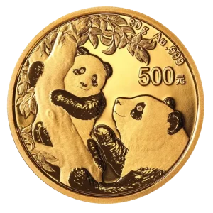 30g China Panda Gold Coin (2021)