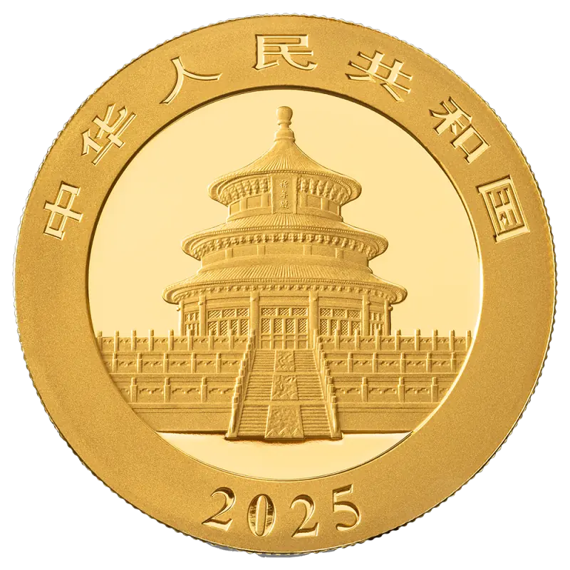 30g China Panda Gold Coin | 2025