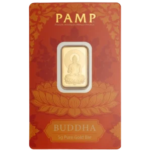 5g Gold Bar | PAMP | Buddha