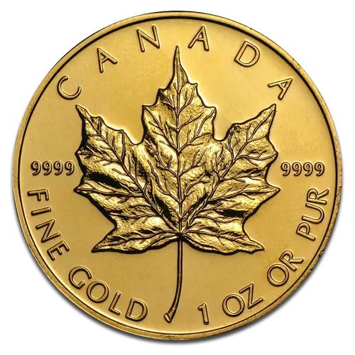 1 oz Maple Leaf Gold Coin | Mixed Years