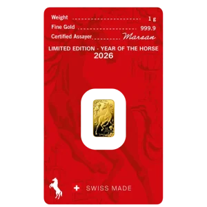 1g Gold Bar | Argor-Heraeus | Year Of The Horse | 2026