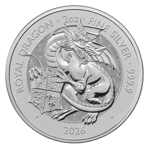 2 oz Tudor Beasts Royal Dragon Silver Coin | 2026