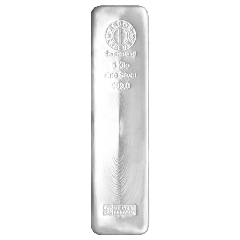 5 Kilo Silver Bar | Different Manufacturers | LBMA