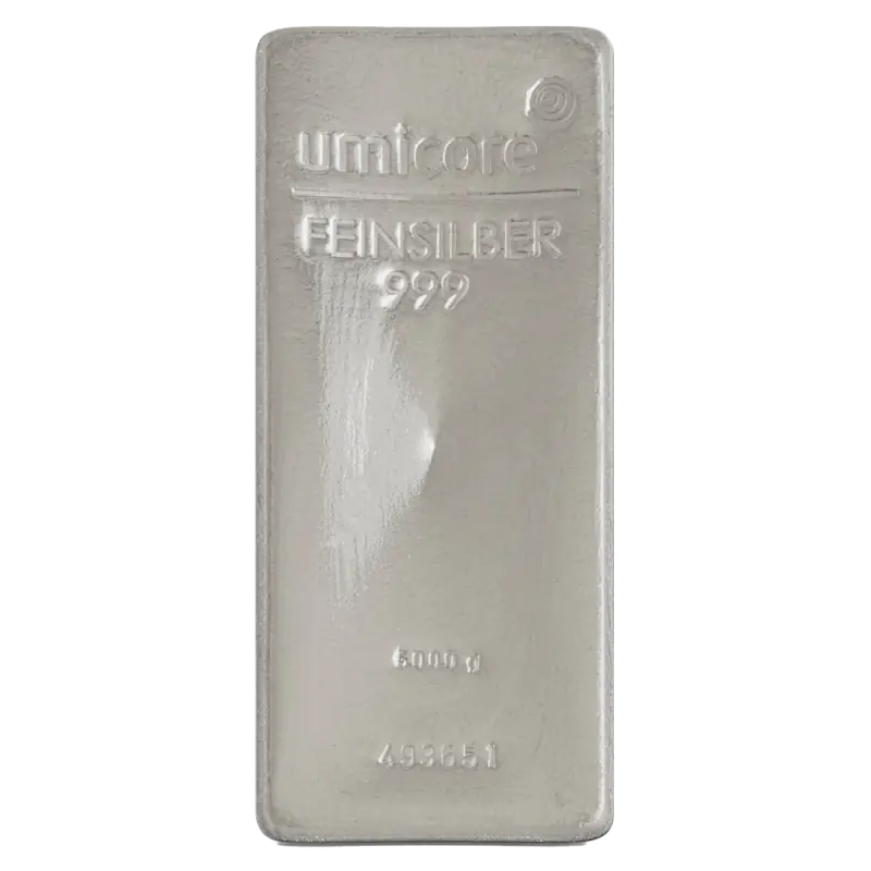 5 Kilo Silver Bar | Different Manufacturers | LBMA
