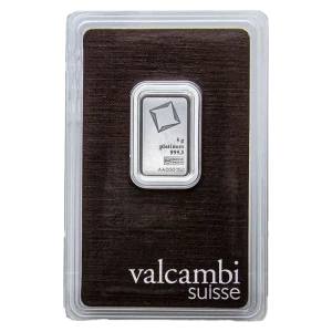 5g Platinum Bar | Valcambi