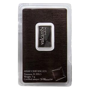 5g Platinum Bar | Valcambi