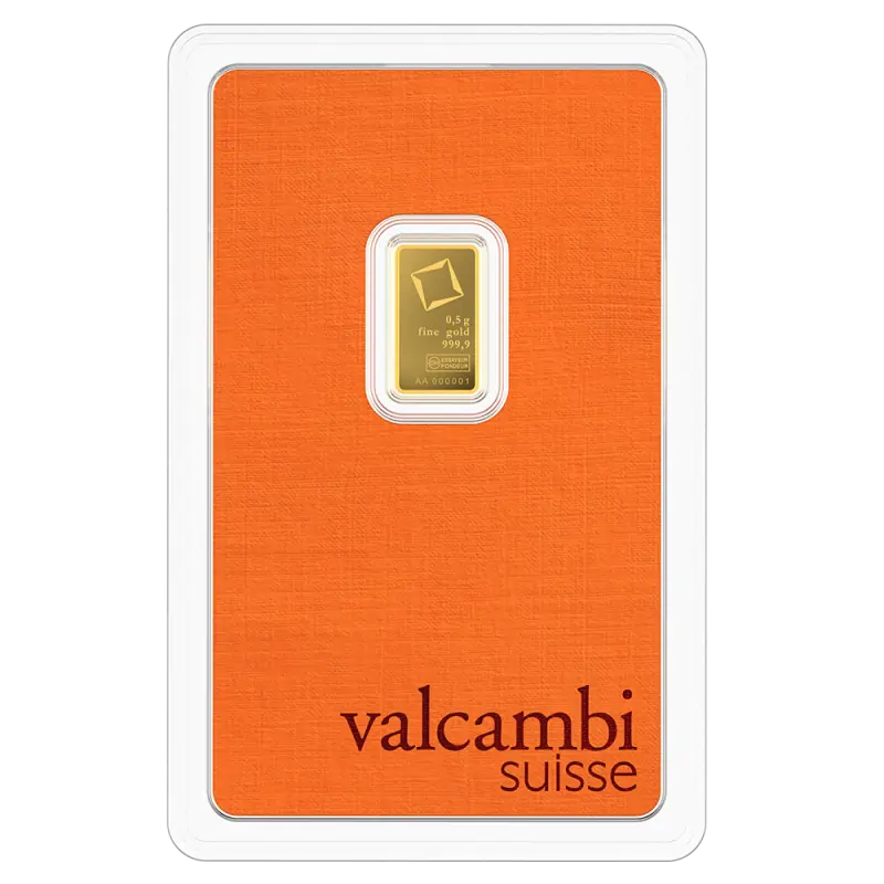 0.5g Gold Bar | Valcambi