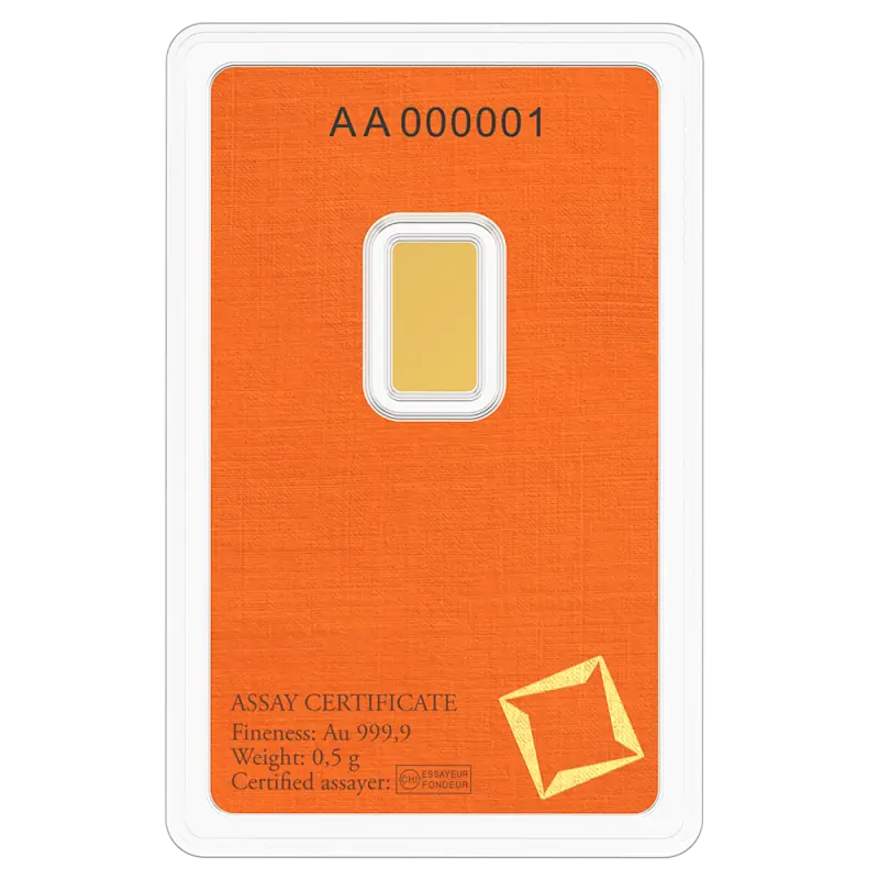 0.5g Gold Bar | Valcambi