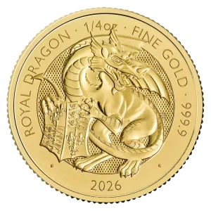 1/4 oz Tudor Beasts Royal Dragon Gold Coin | 2026