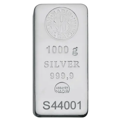 1 Kilo Silver Bar | Damaged
