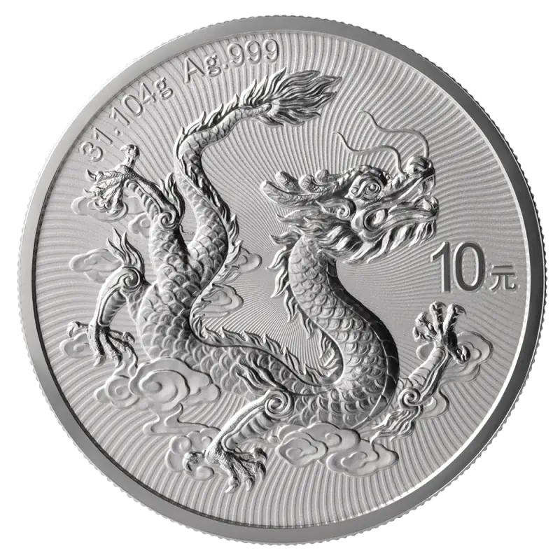 1 oz Chinese Dragon Silver Coin | 2026