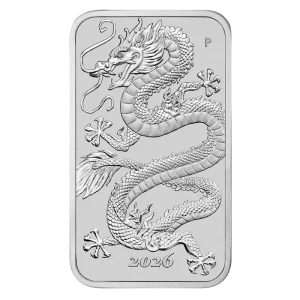 1 oz Dragon Rectangular Silver Coin | 2026