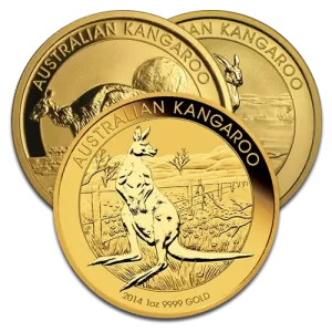 1 oz Nugget Kangaroo Gold Coin (second choice)