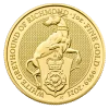 1 oz Queen's Beasts White Greyhound of Richmond Gold Coin (2021)