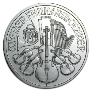 1 oz Vienna Philharmonic Silver Coin