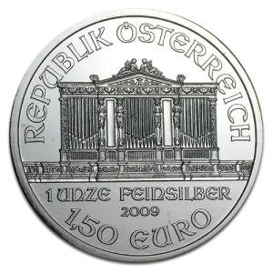 1 oz Vienna Philharmonic Silver Coin
