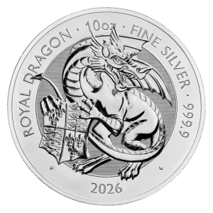 10 oz Tudor Beasts Royal Dragon Silver Coin | 2026