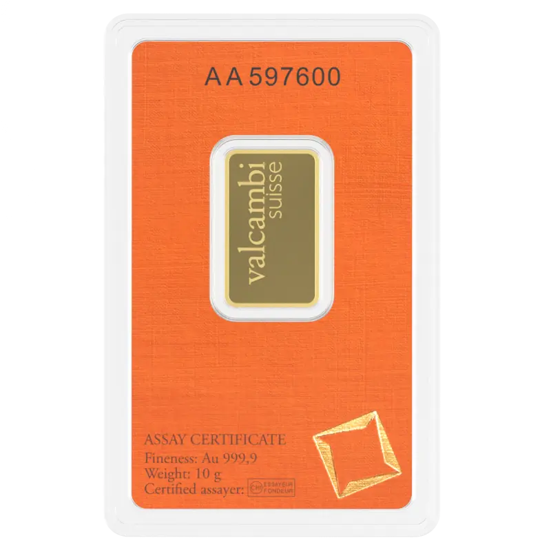 10g Gold Bar | Valcambi