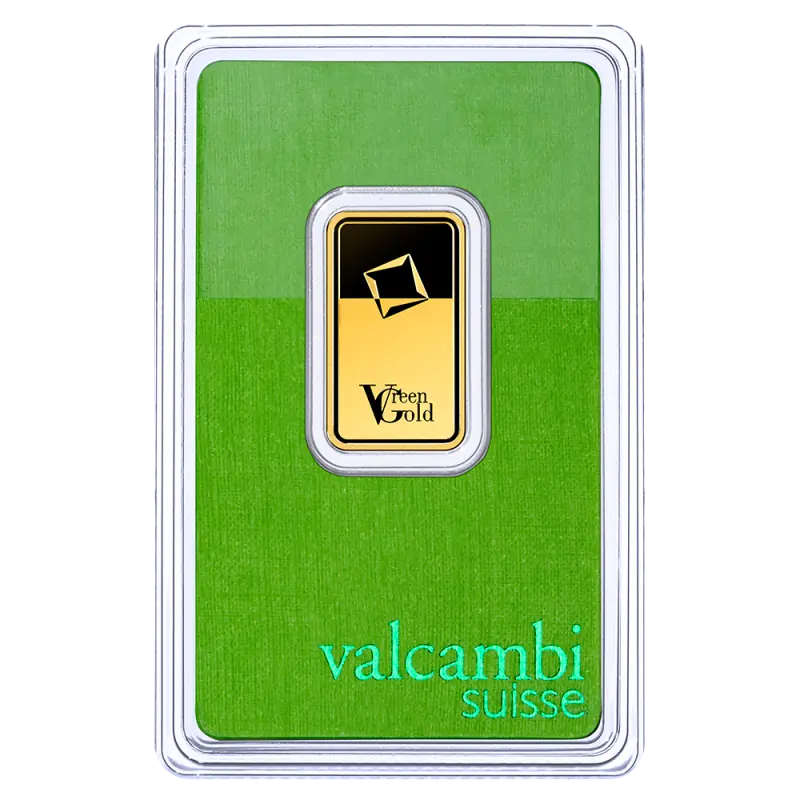 10g Gold Bar | Valcambi | Green Gold