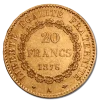 20 French Francs Angel (Génie) 3rd Republic | Gold | 1871-1898
