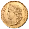 20 Swiss Francs Helvetica | Gold | 1883-1896