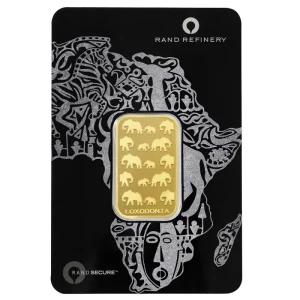 20g Gold Bar | Loxodonta Africana | Rand Refinery