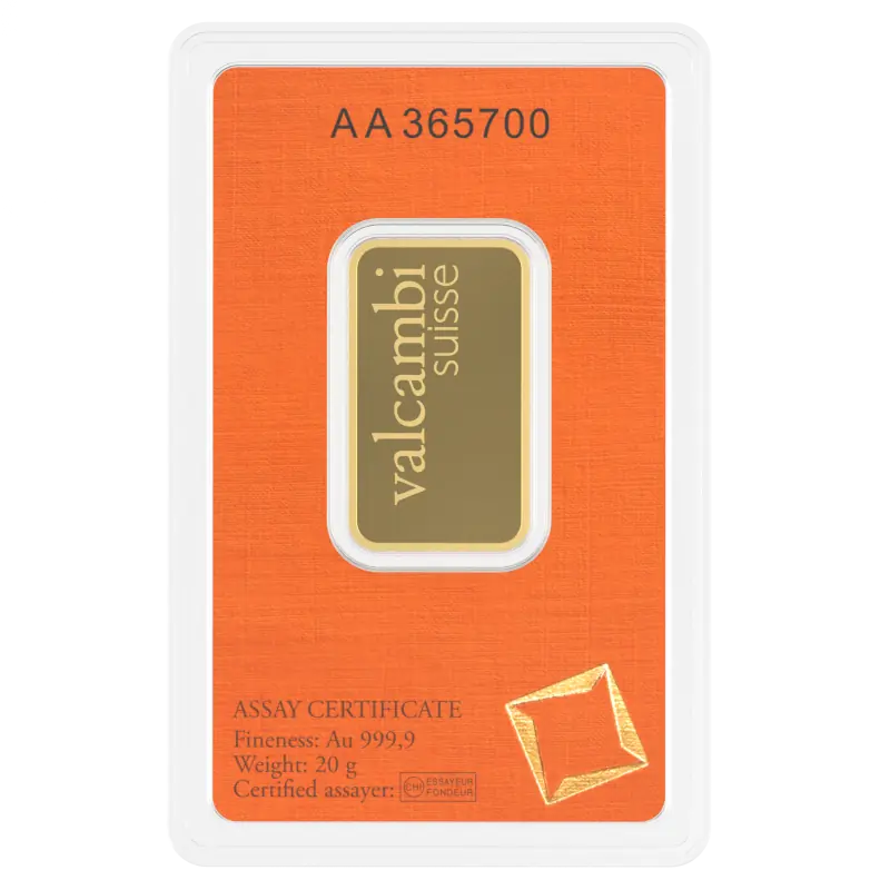 20g Gold Bar | Valcambi