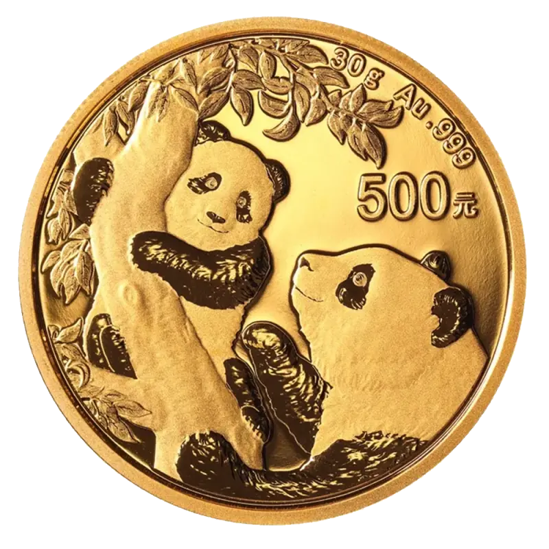 30g China Panda Gold Coin (2021)