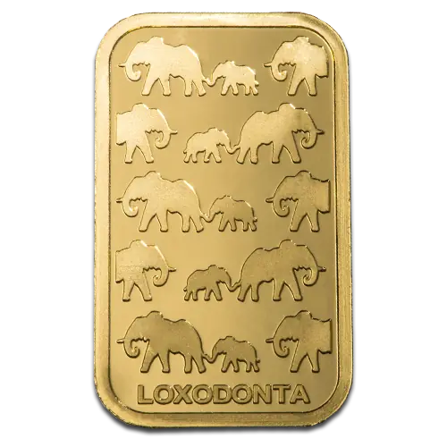 50g Gold Bar | Loxodonta Africana | Rand Refinery