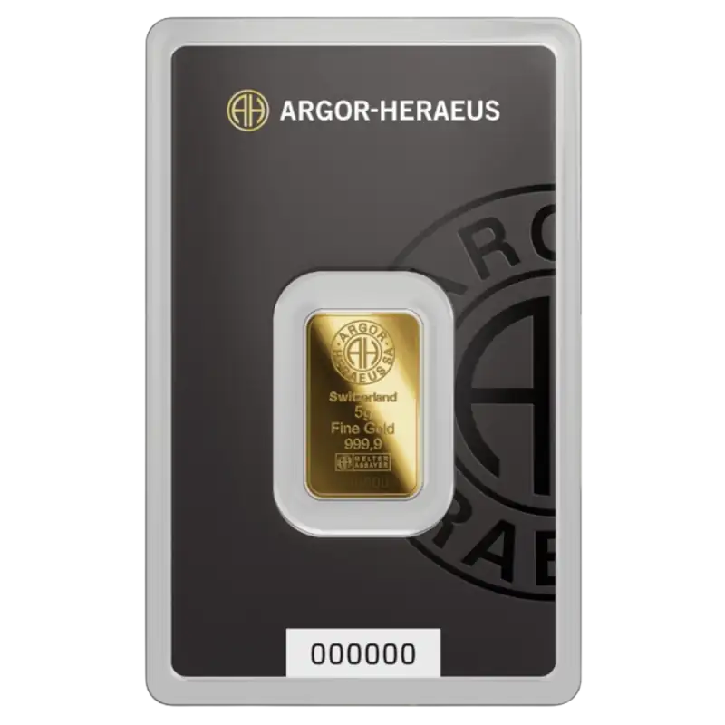 5g Gold Bar | Argor-Heraeus