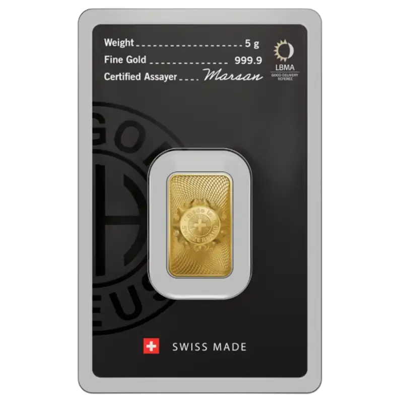 5g Gold Bar | Argor-Heraeus