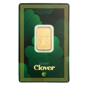 5g Gold Bar | PAMP | Lucky Charm Four-Leaf Clover