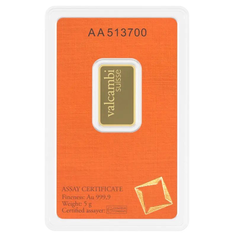5g Gold Bar | Valcambi