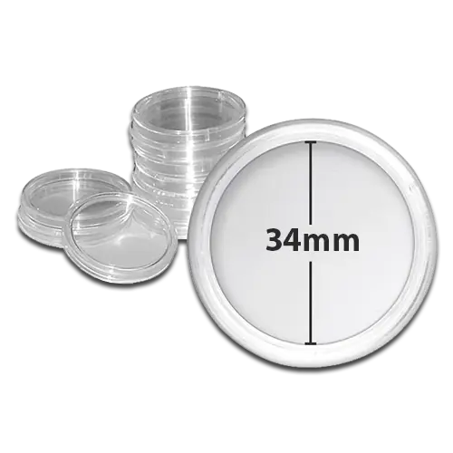 Coin Capsule - Inner Diameter 34mm